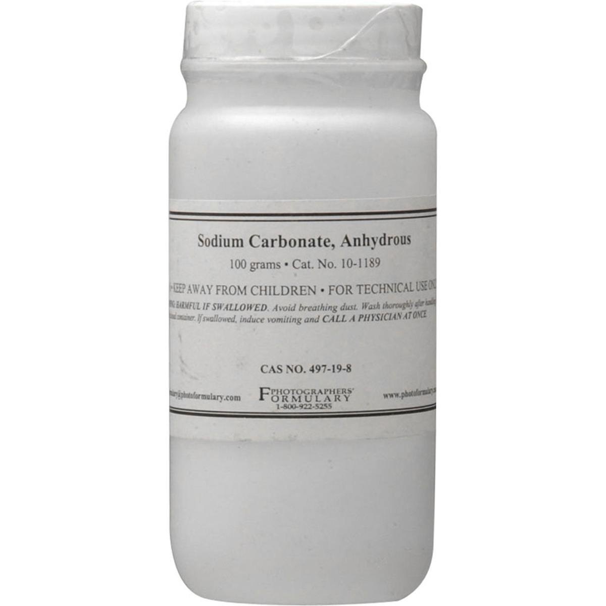 

Photographers' Formulary 100g Sodium Carbonate, Anhydrous