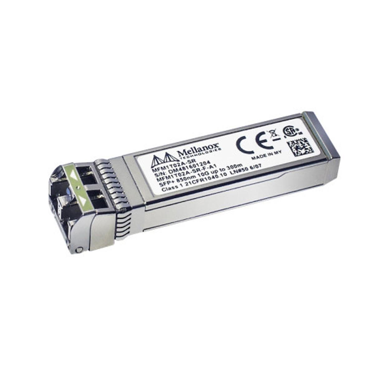 

QNAP Qnap Mellanox MFM1T02A-SR SFP+ 10GbE Optical Module