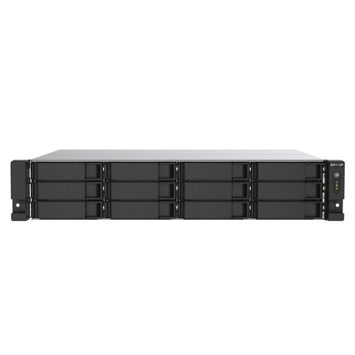 

Qnap TS-1273AU-RP 2U 12-Bay NAS, Ryzen V1500B Quad-Core, 8GB RAM, Redundant PSU