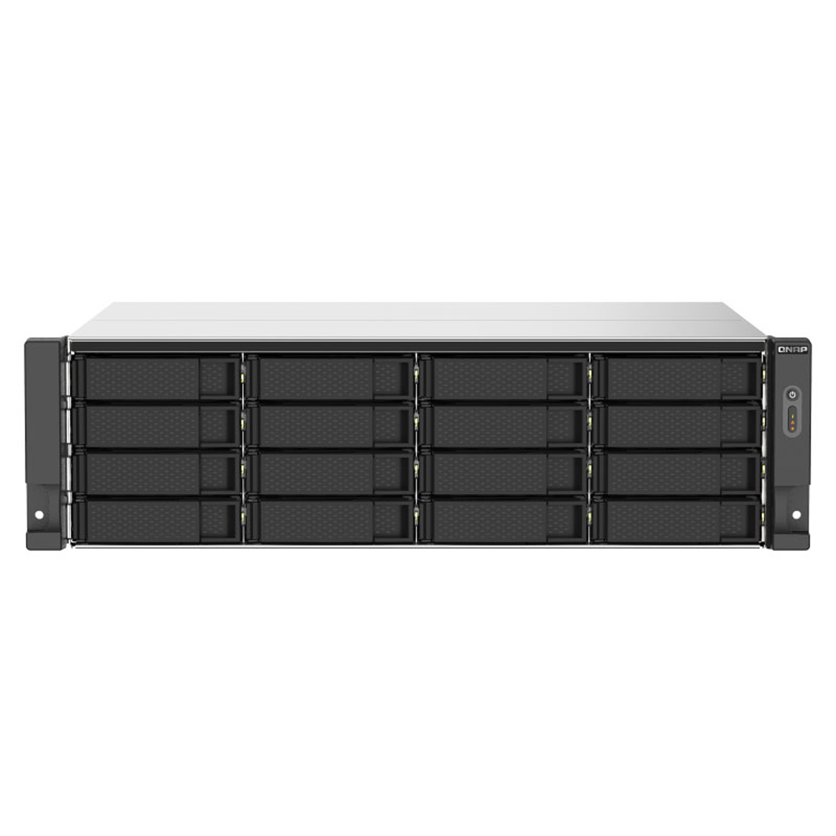 

QNAP Qnap TS-1673AU-RP 3U 16-Bay NAS, Ryzen V1500B Quad-Core, 16GB RAM, Redundant PSU