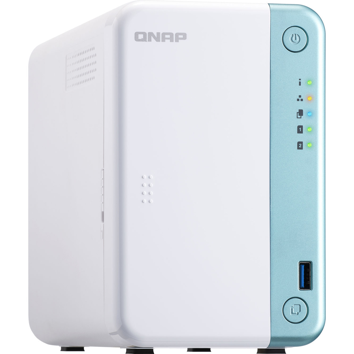 

Qnap TS-251D 2-Bay NAS Enclosure, Intel Celeron J4005 Dual-Core 2.0GHz, 2GB RAM