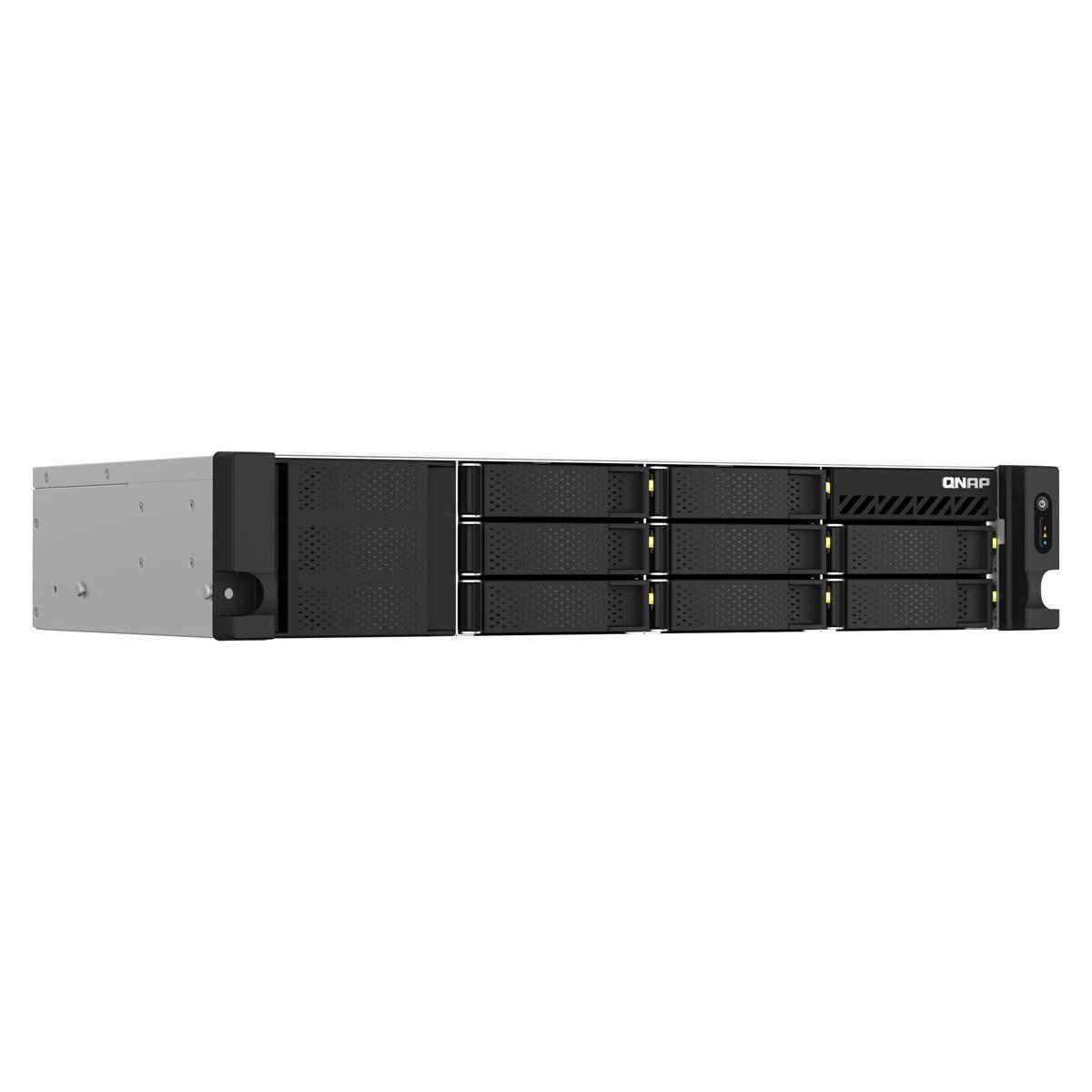 

QNAP Qnap TS-873AeU 8-Bay 2U Short-Depth Rackmount NAS/iSCSI IP-SAN, Redundant PSU