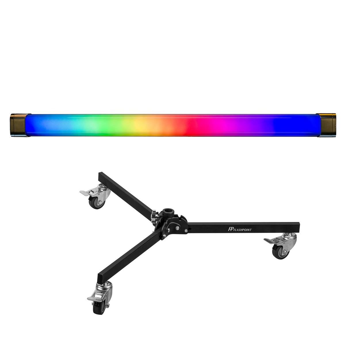 

Quasar Science Double Rainbow 4' 100W Linear RGBX LED Light, w/Folding Base V2