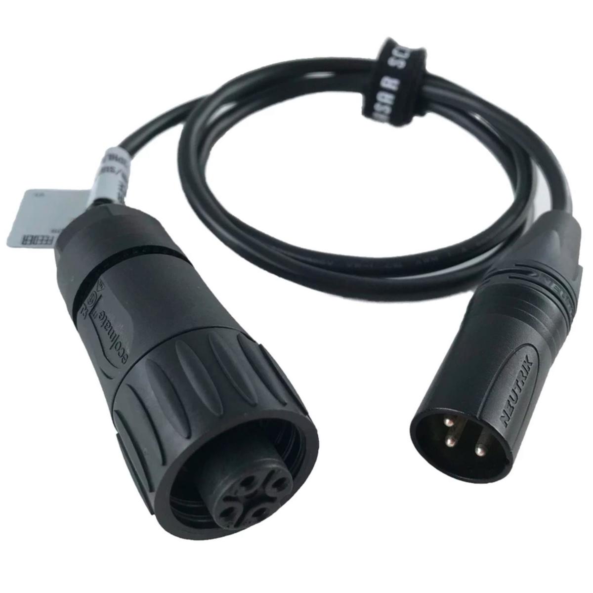 

Quasar Science 4-Pin Amphenol to 3-Pin XLR Female Power Feeder