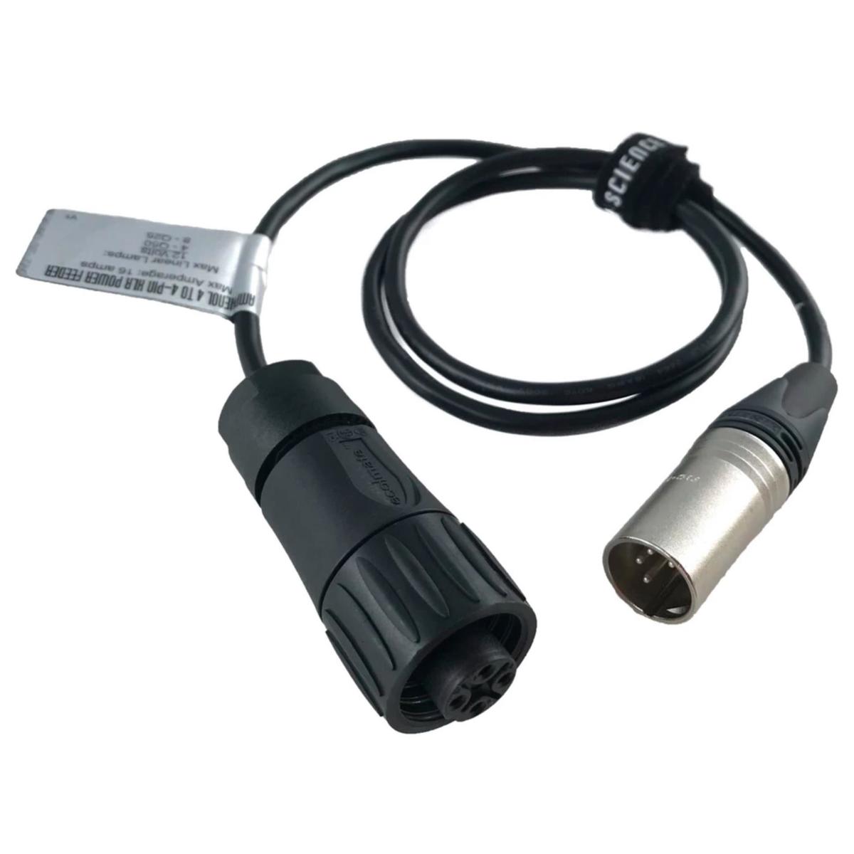 

Quasar Science 4-Pin Amphenol to 4-Pin XLR Female Power Feeder