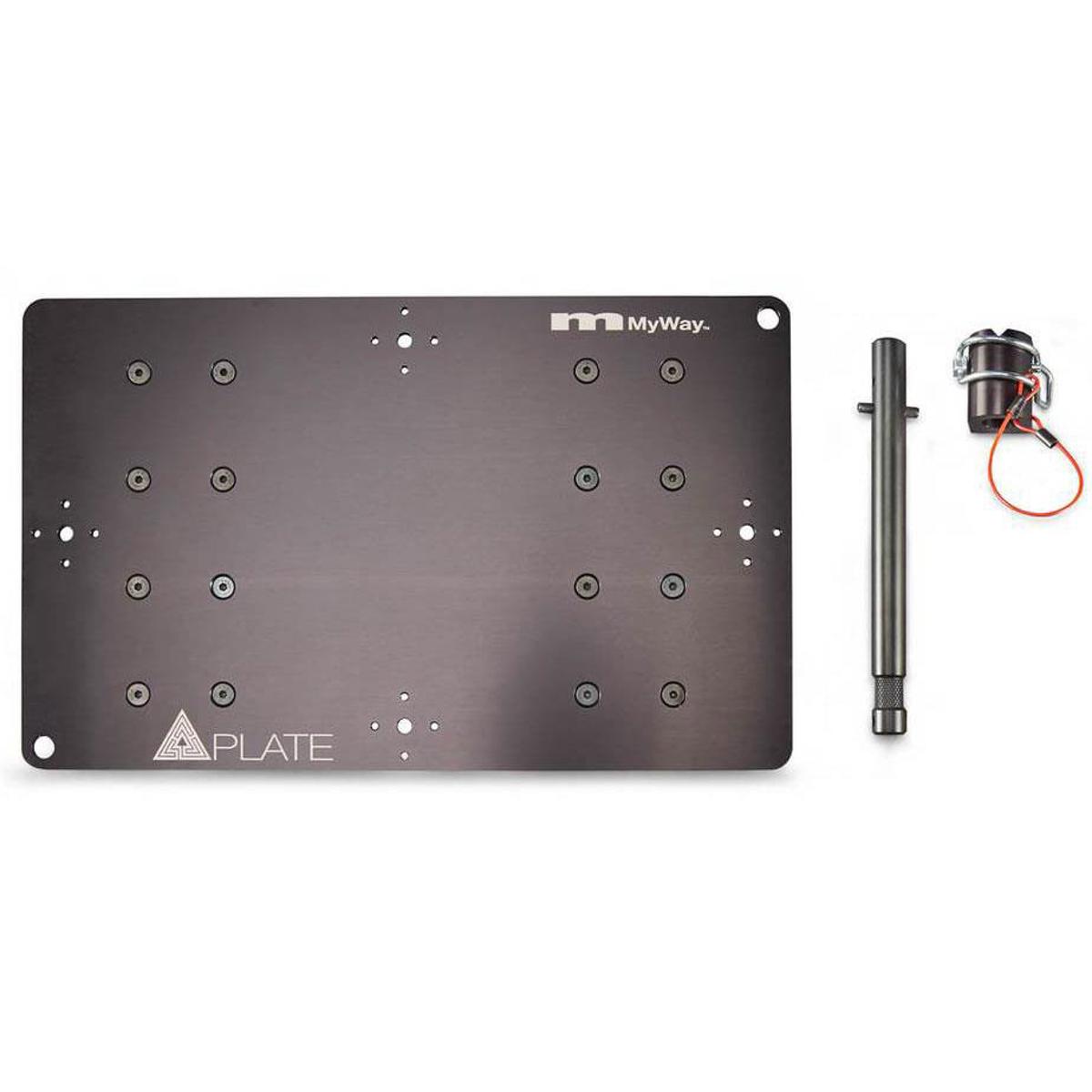 

Quasar Science Quad T12 QuasarPlate, Holds up to Four T12 Linear LED Lamps