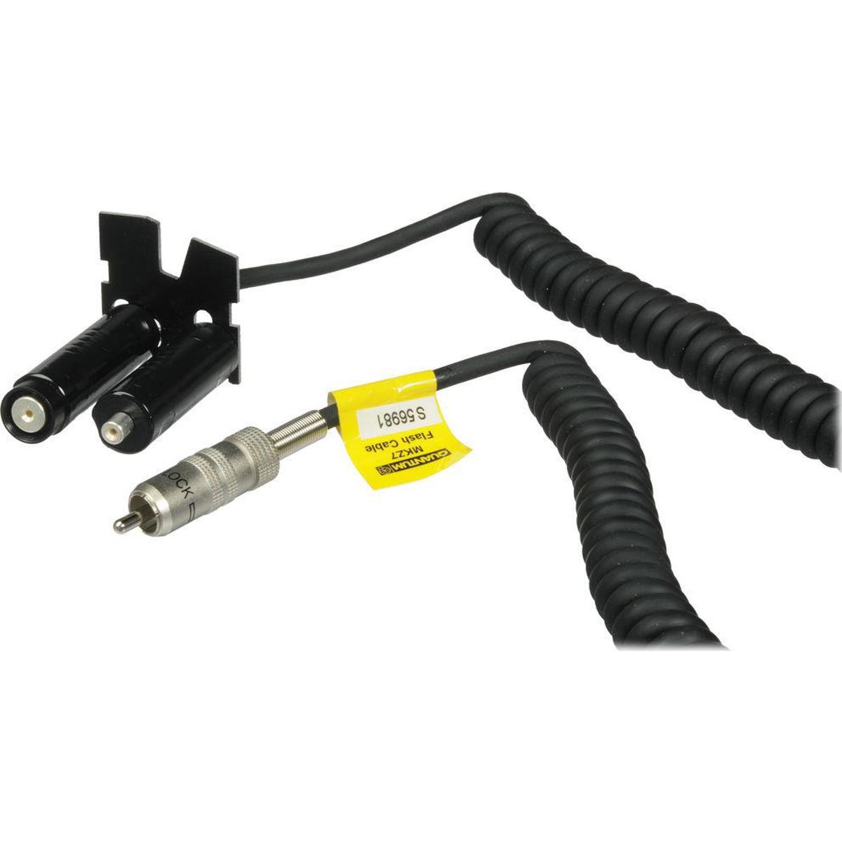 

Quantum MKZ7 QB1/QB1+ Battery to Speedlight Coiled Power Cable
