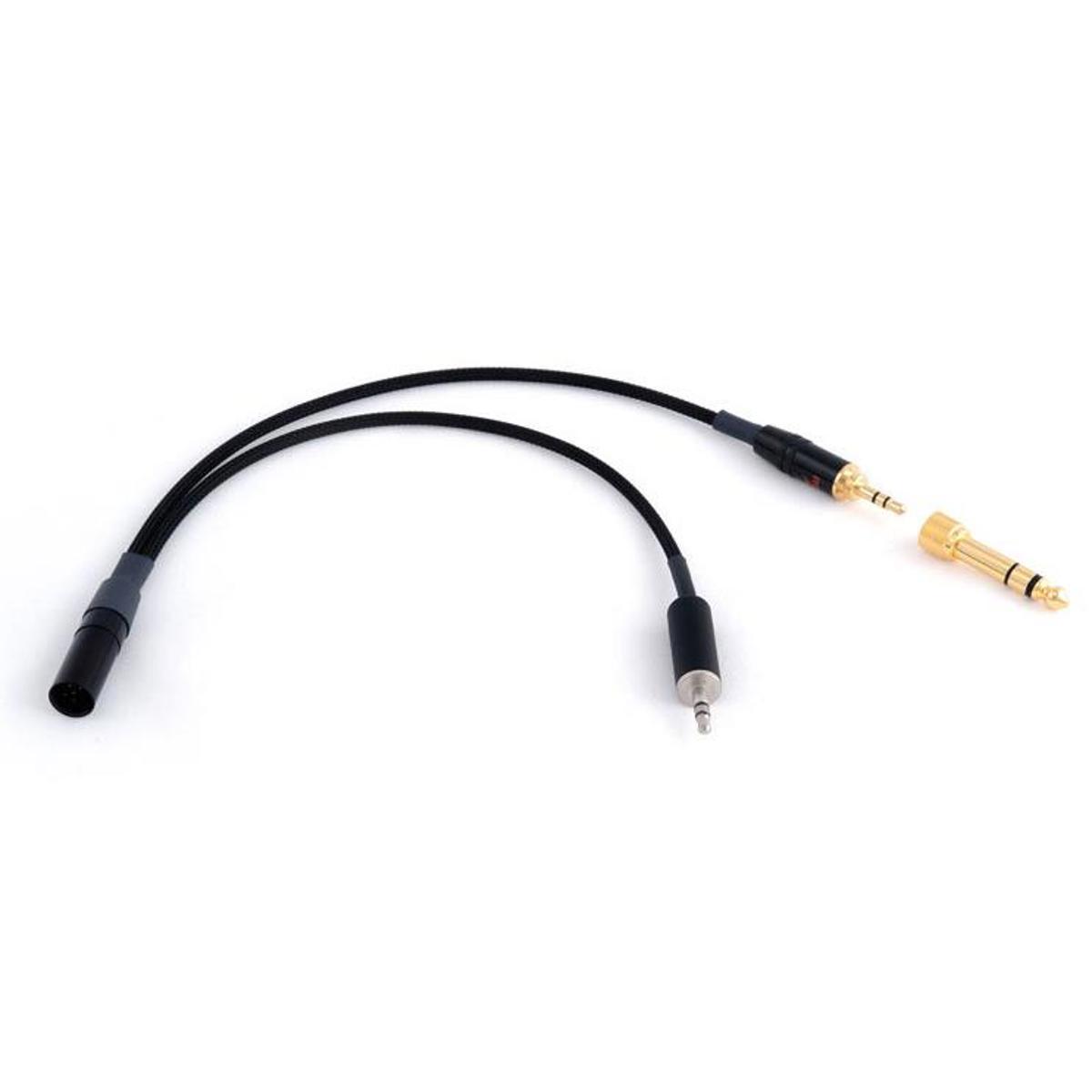 

Remote Audio 9" Breakout Cable, TA5M to 3.5mm TRS Unimatch Plug & 3.5mm TS Plug