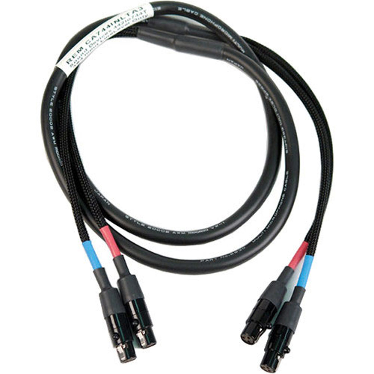 

Remote Audio 4' Balanced 2-Channel Adapter Cable, 2x TA3F to 2x TA3F Connector