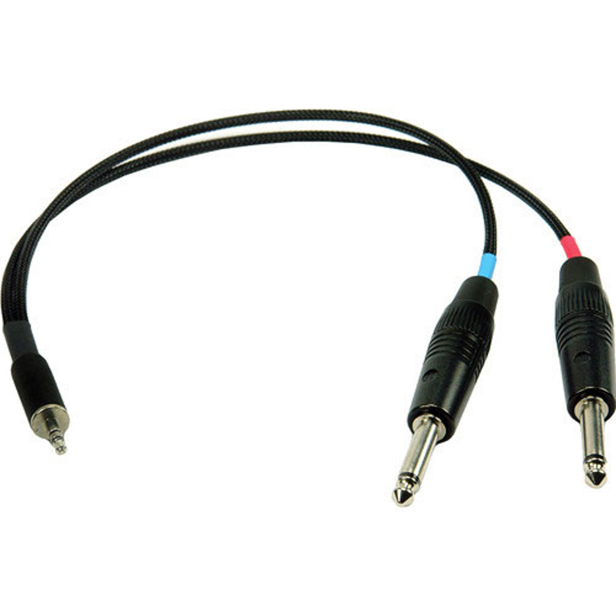 

Remote Audio 12" Unbalanced Breakout Cable, 3.5mm TRS Plug to (2) 1/4" TS Plugs