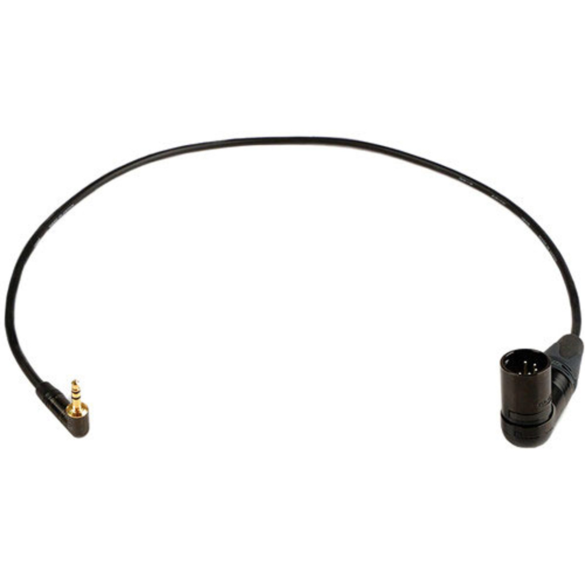 

Remote Audio 2' Unbalanced Adapter Cable, 3.5mm RA TRS Plug to XLR5M RA