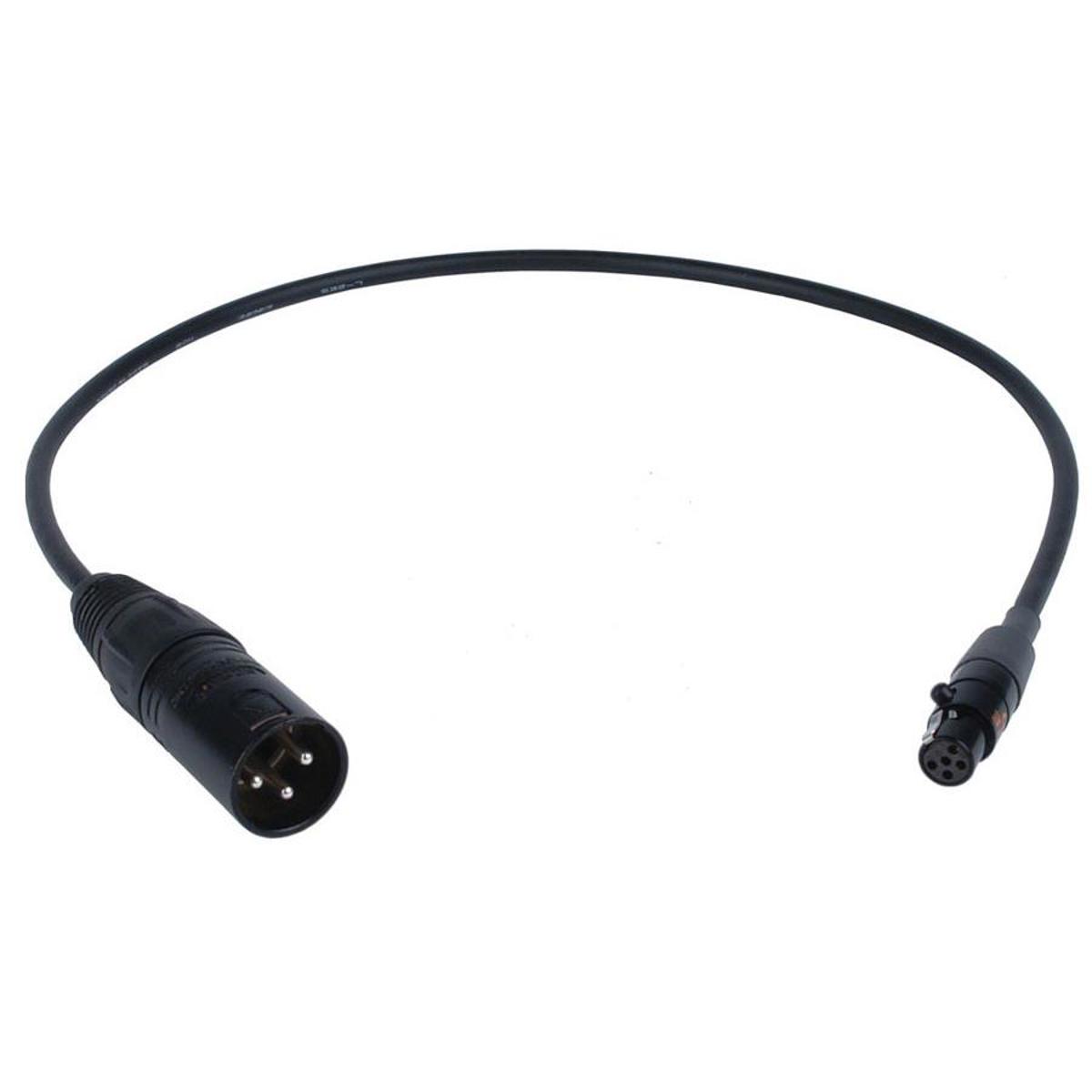 

Remote Audio 18" Balanced Adapter Cable with TA5F to XLR3M Connector