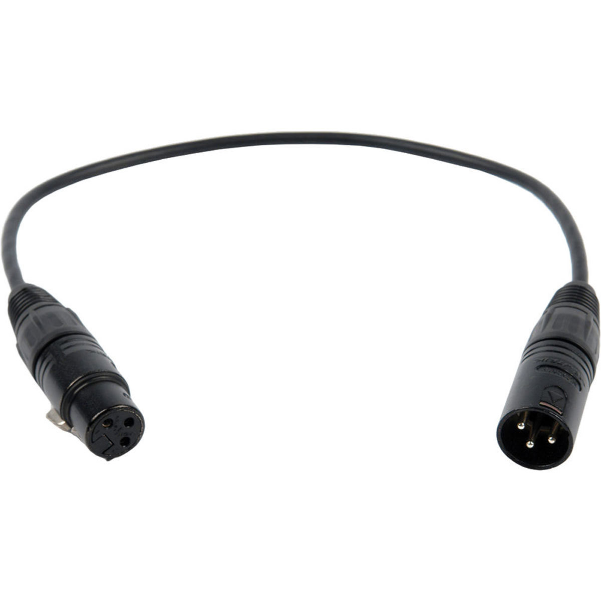 

Remote Audio 12" Balanced Jumper Cable with XLR3F to XLR3M Connector