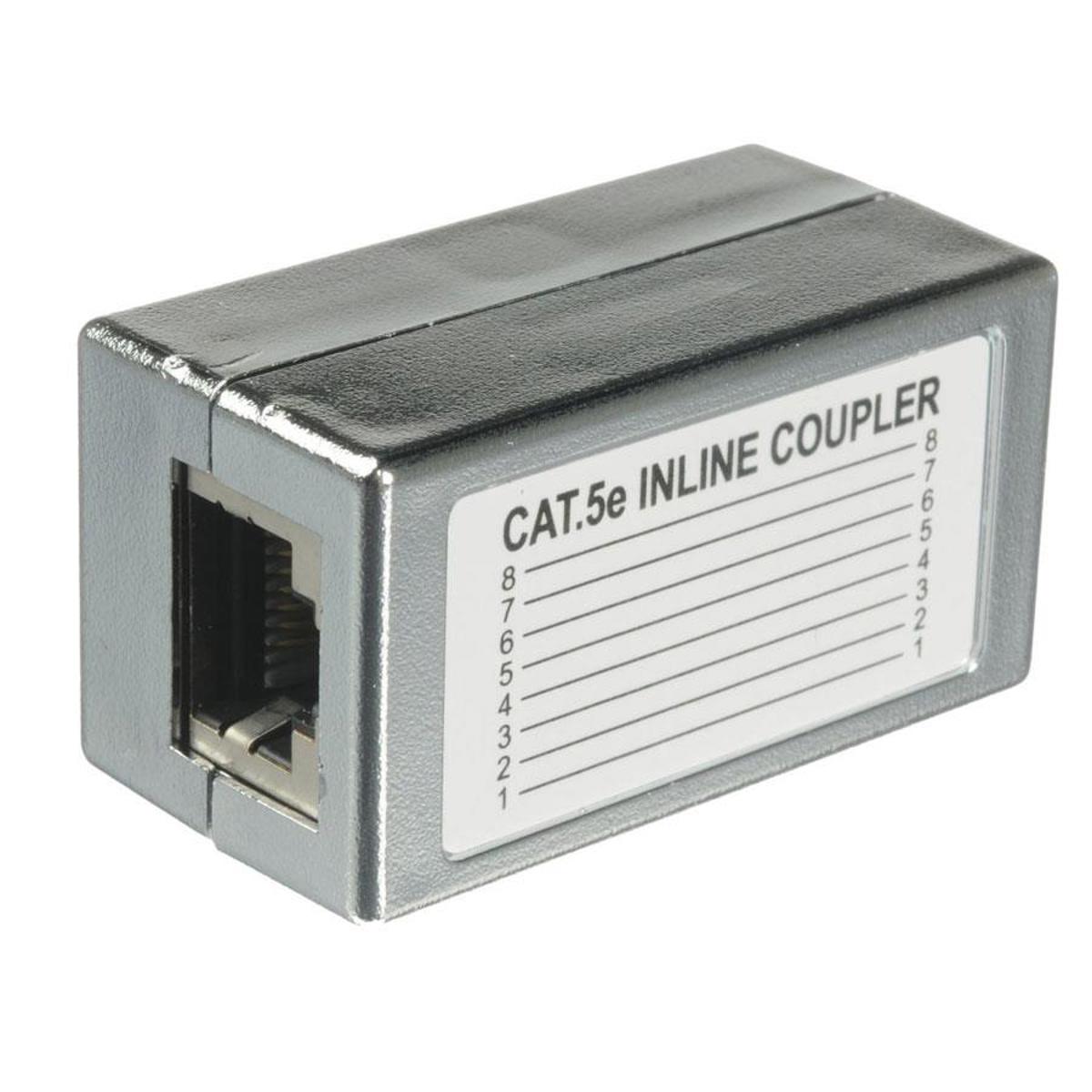 

Remote Audio CAT5e Coupler with RJ45 Female to RJ45 Female Connector