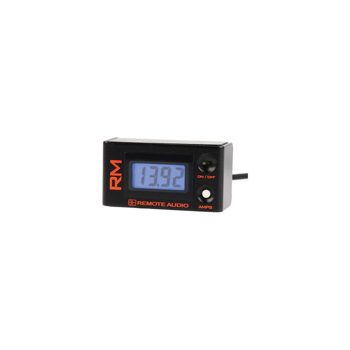 Image of Remote Audio RMv2 Remote Meter with 2' Cable for Battery Distribution Systems
