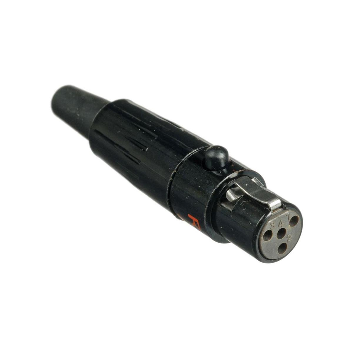 Image of Remote Audio 4-Pin Female Mini-XLR Microphone Cable Connector