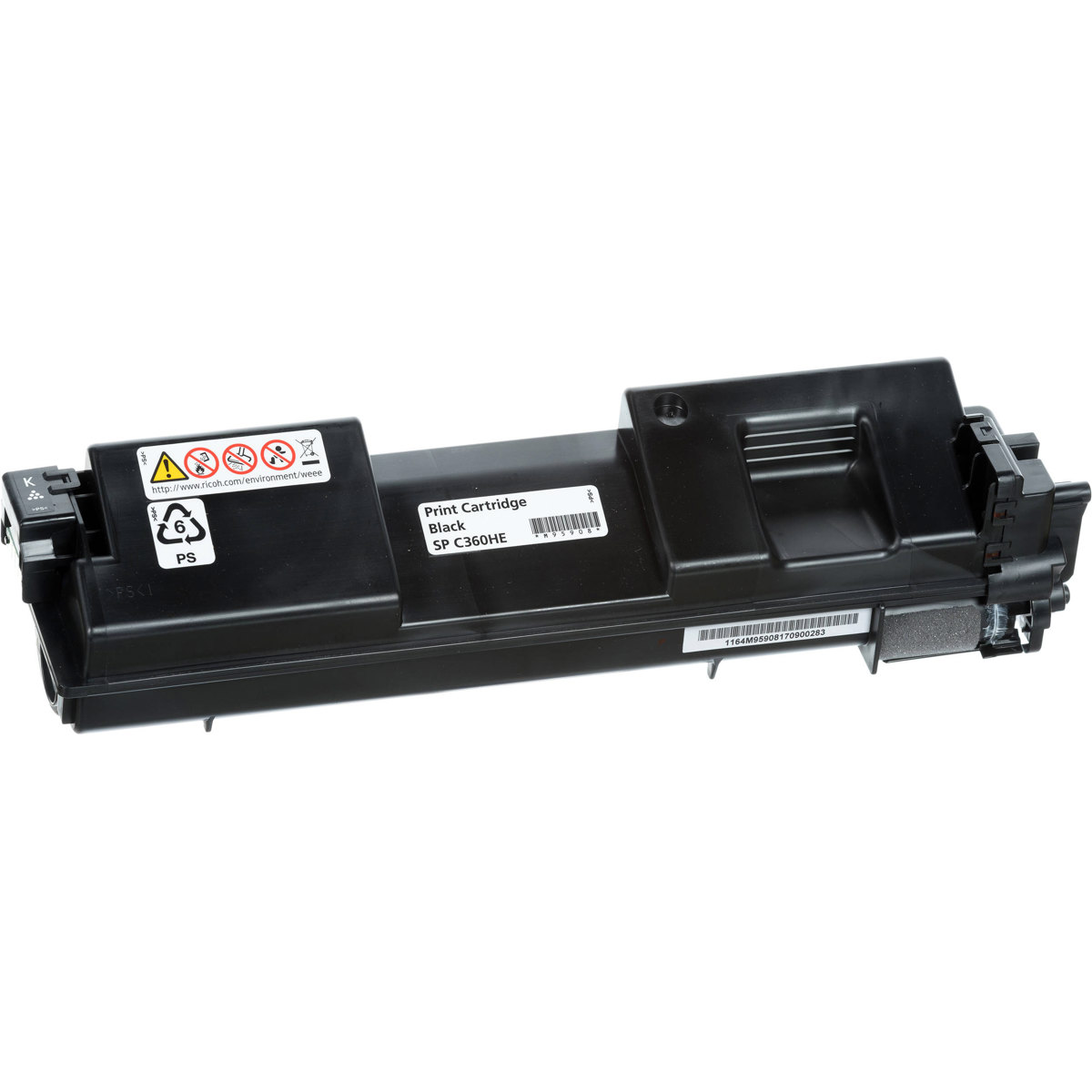 

Ricoh SP C360HA Print Cartridge, Yield: 7,000 Pages, Black