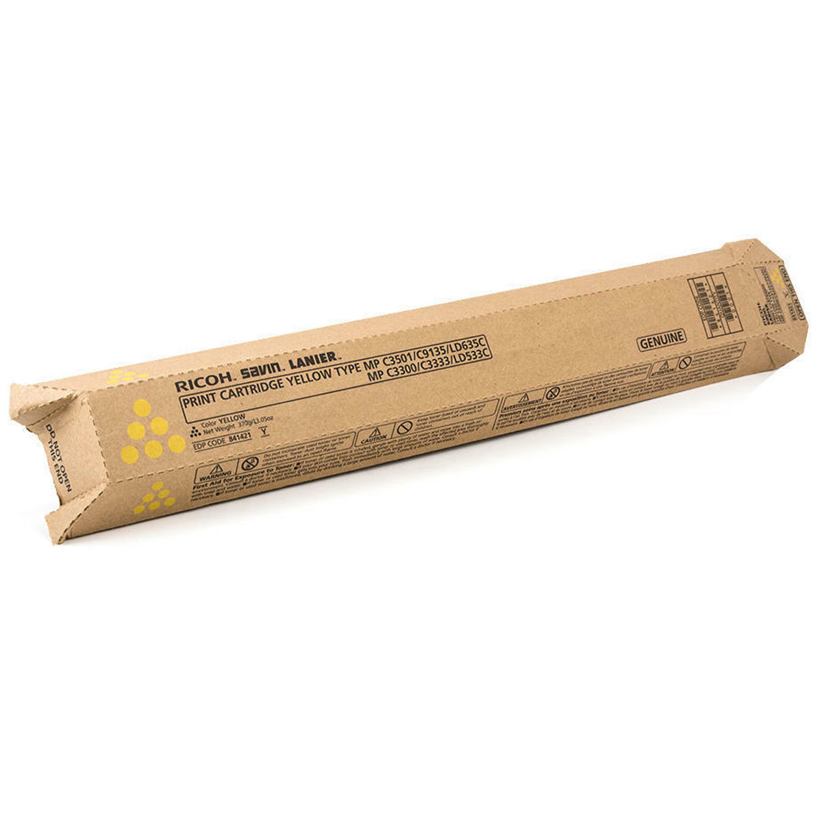 

Ricoh Yellow Toner Cartridge for Aficio MP C2800 / C3300 Printers