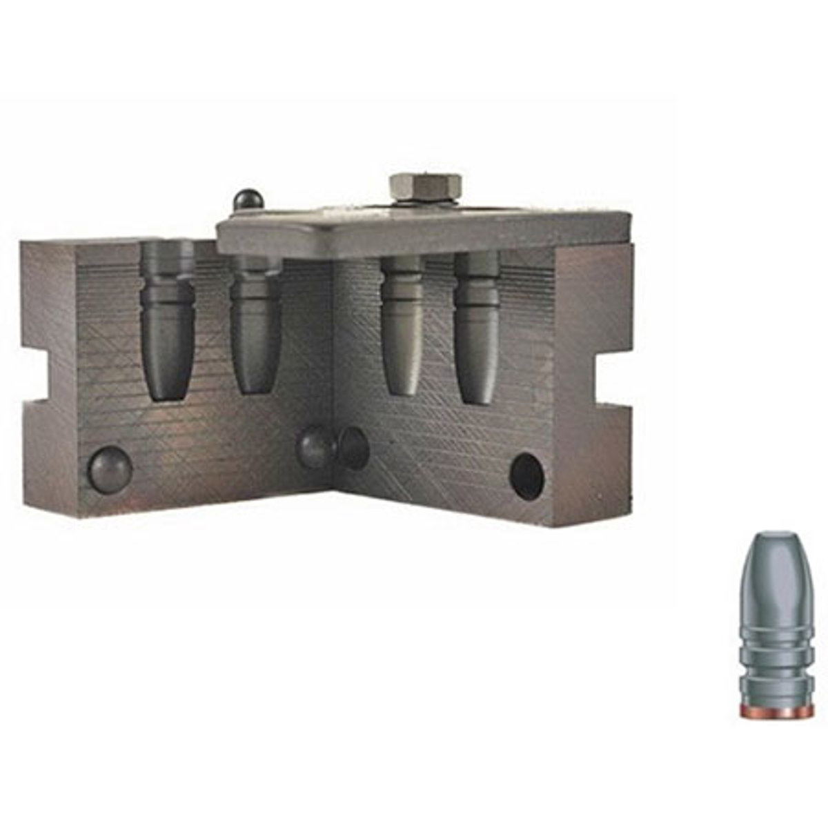 

RCBS 2-Cavity Bullet Mold, 35 Caliber, 200 Grain Flat Nose Gas Check