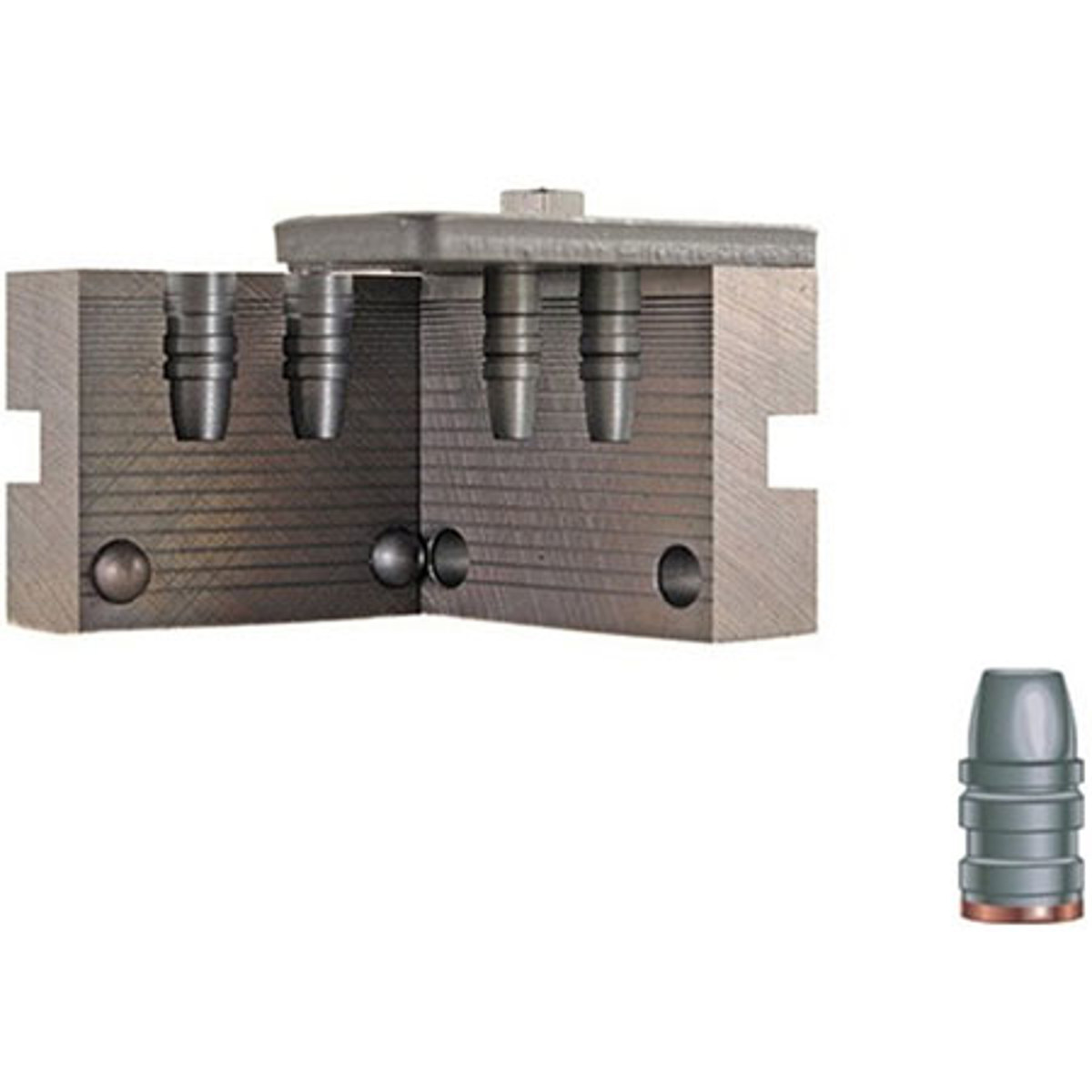 

RCBS 2-Cavity Bullet Mould for .38 Caliber 158 Grain Semi-Wadcutter Gas Check