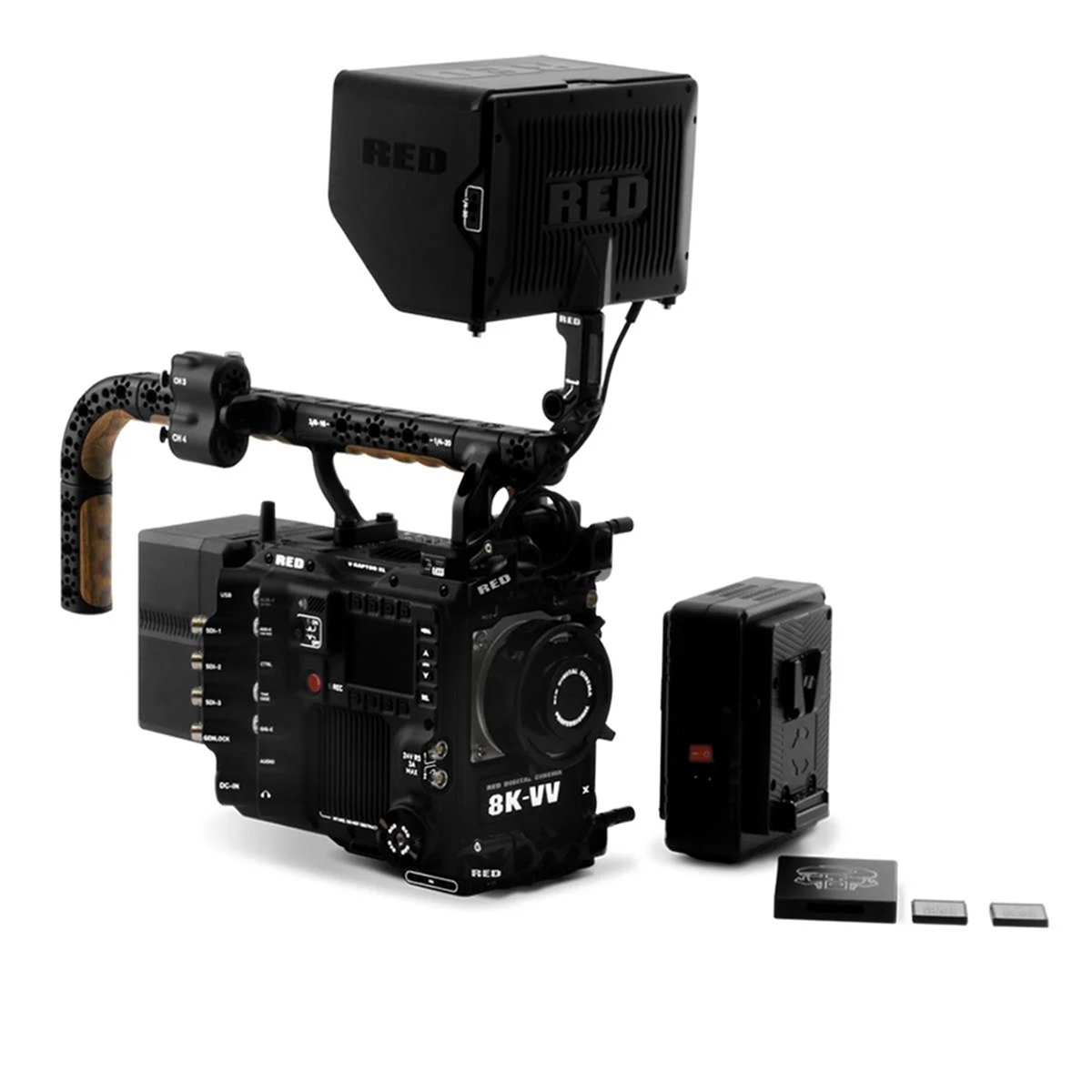 

RED Digital Cinema V-RAPTOR XL (X) 8K VV Production Pack w/o Battery, Gold Mount