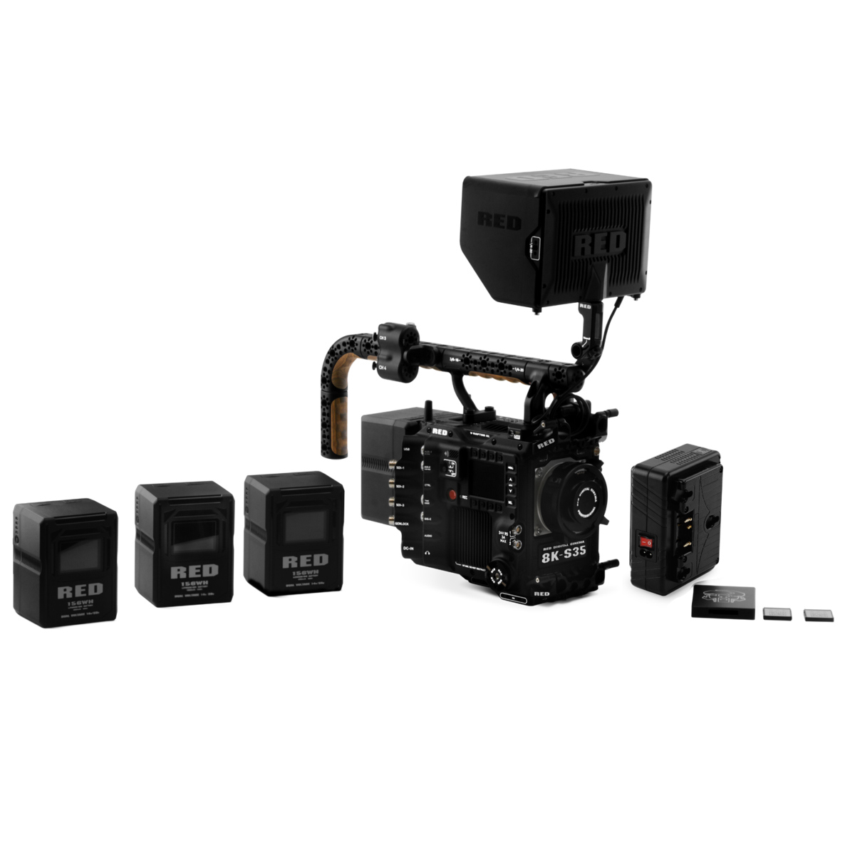 

RED Digital Cinema V-RAPTOR XL 8K S35 Camera Production Pack, PL, Gold Mount