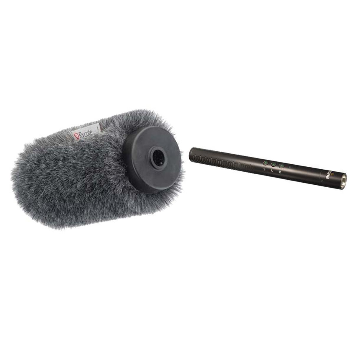 

Rode NTG-4 Directional Condenser Microphone with 14cm Rycote Long Hair Wind Kit
