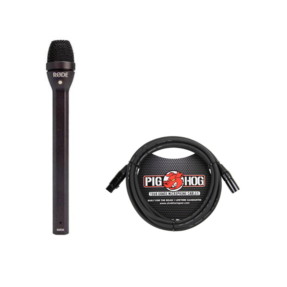 

Rode REPORTER Omnidirectional Interview Microphone w/20' 8mm XLR Mic Cable