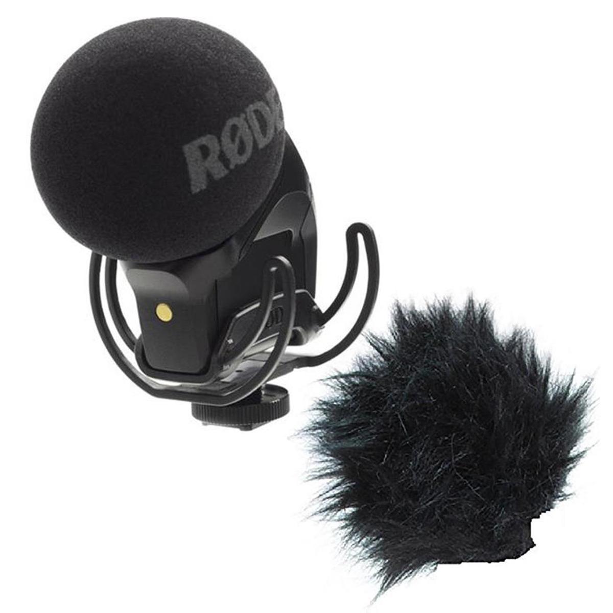 

Rode Stereo VideoMic Pro On-Camera Rycote Microphne W/Rode DeadKitten Windshiel