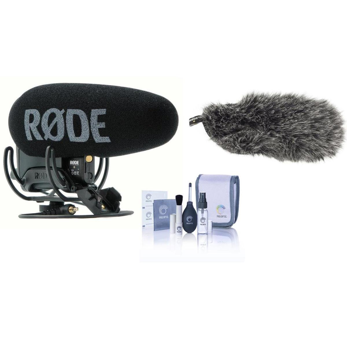 

Rode VideoMic Pro+ Directional On-Camera Shotgun Mic w/DeadCat VMP+ Windshield