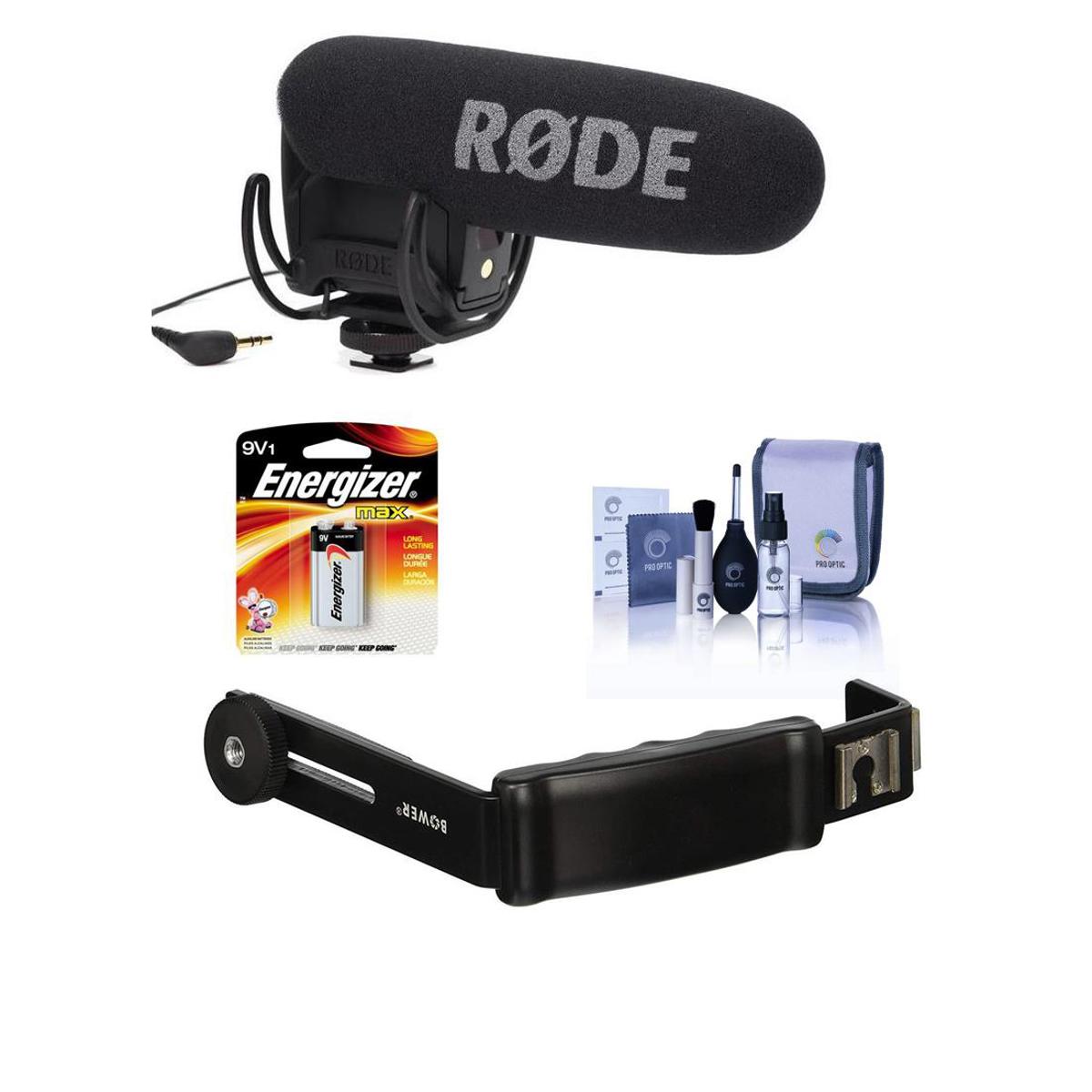 

Rode VideoMic Pro On-Camera Microphone with Shockmount and Dual Shoe Bracket