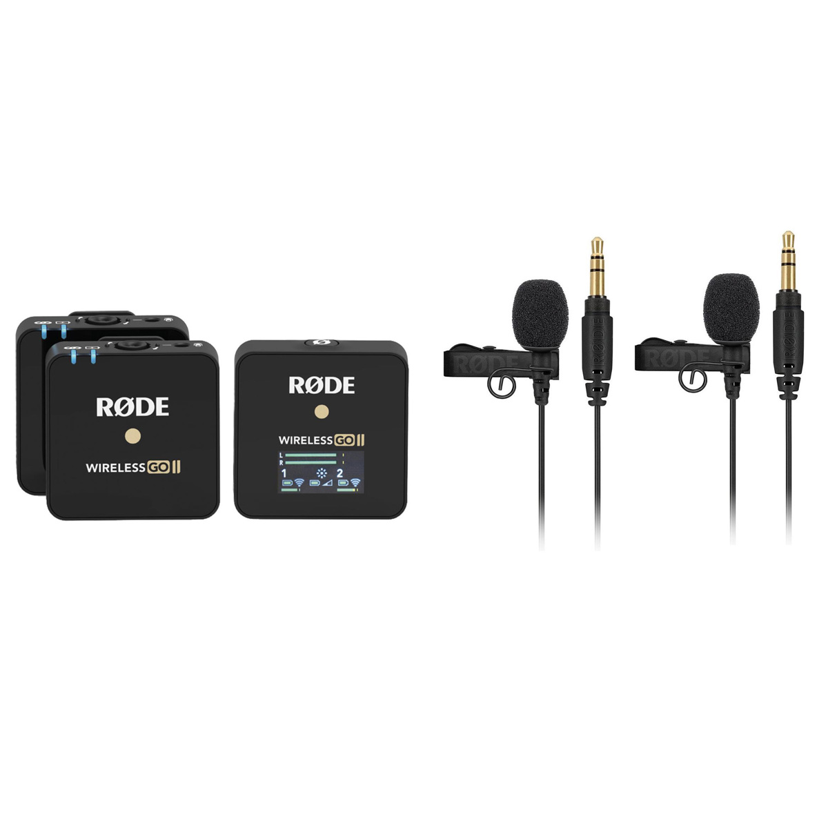 

Rode Wireless GO II Compact Microphone System W/2x Rode Microphone