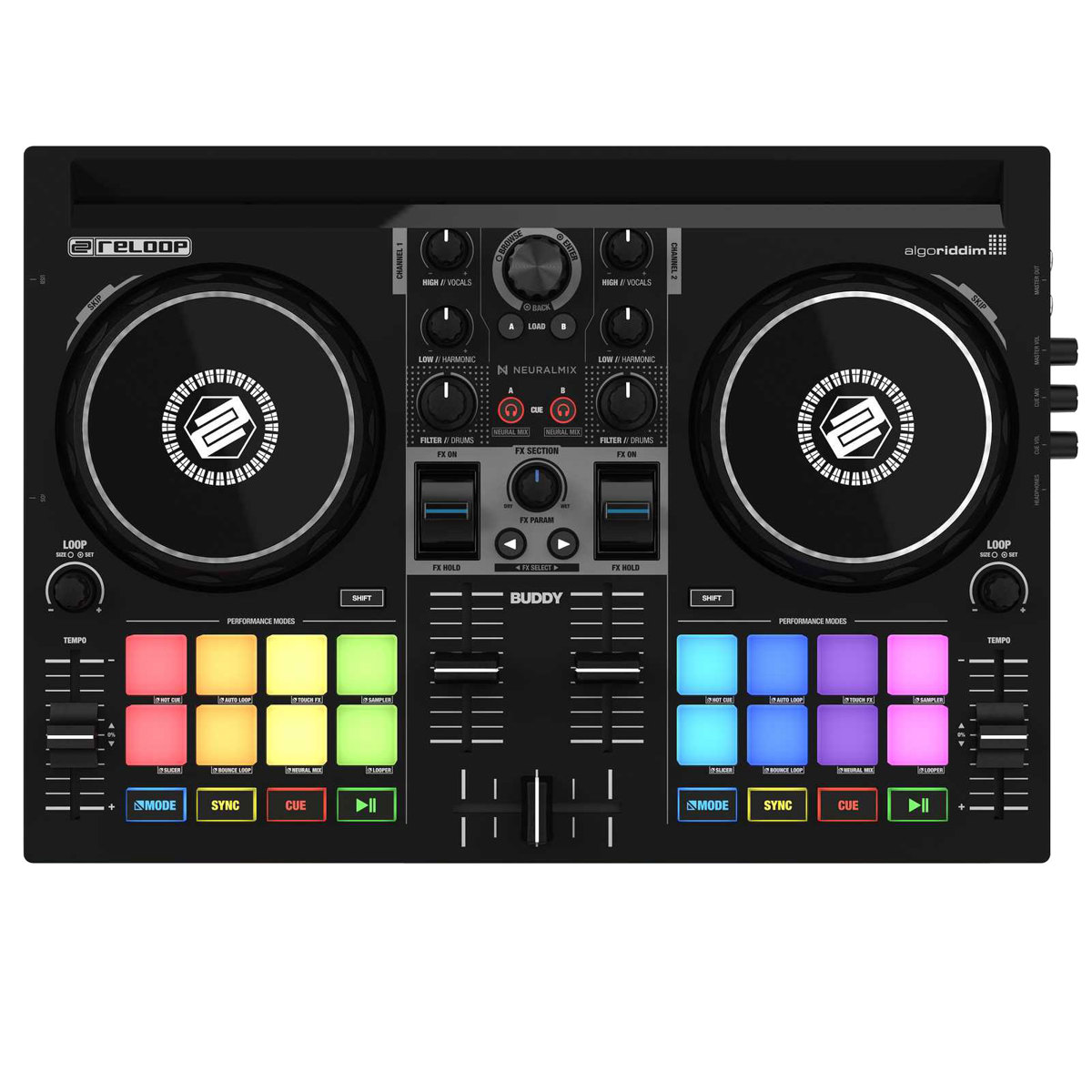 

RED Digital Cinema Reloop Buddy Compact 2-Deck DJ Controller