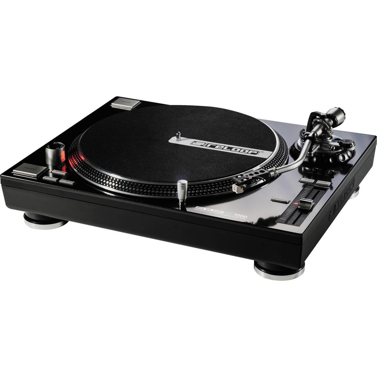 Reloop RP-7000 Direct Drive High Torque Turntable, High Gloss Black -  AMS-RP-7000