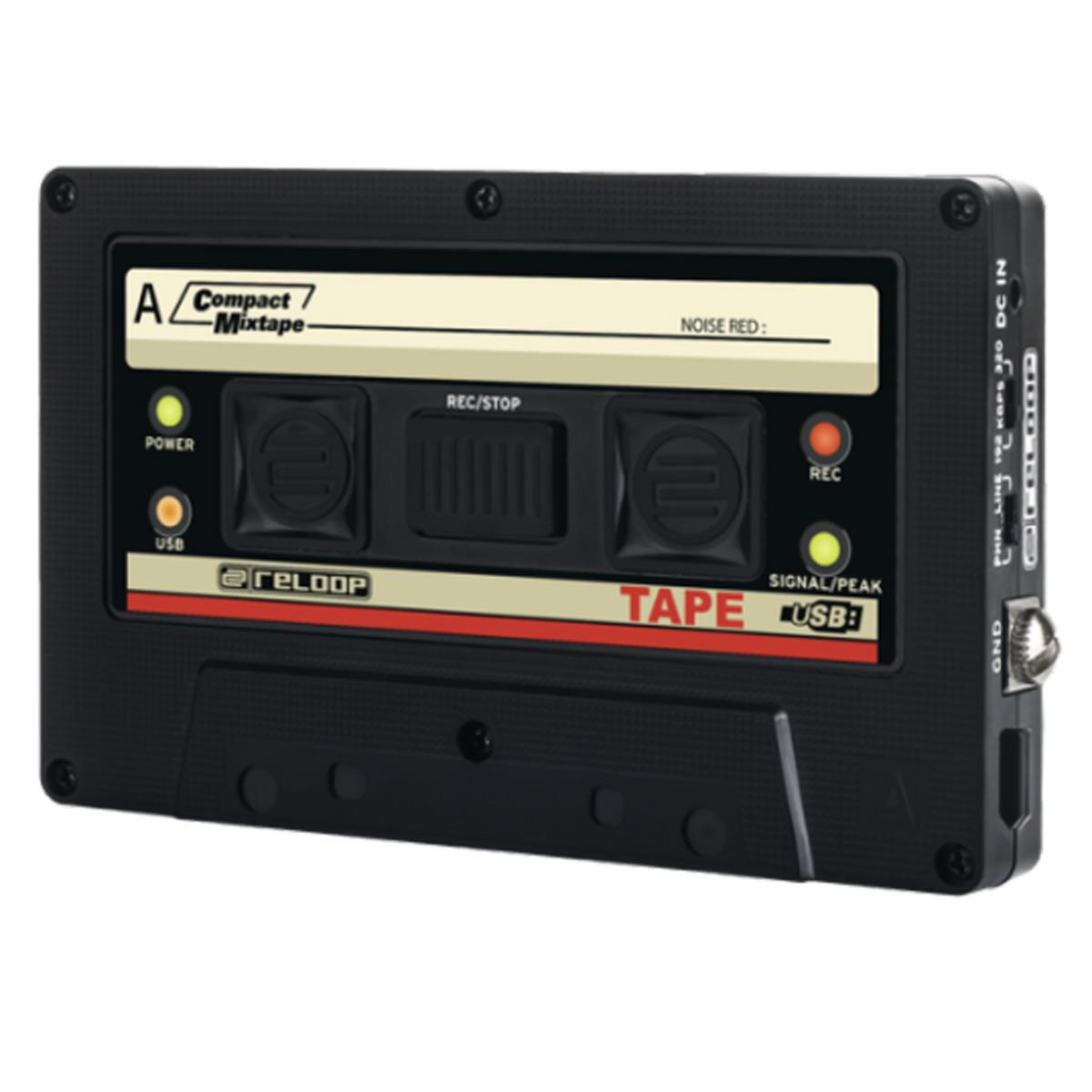 Image of Reloop USB Mixtape Recorder with Retro Cassette Look