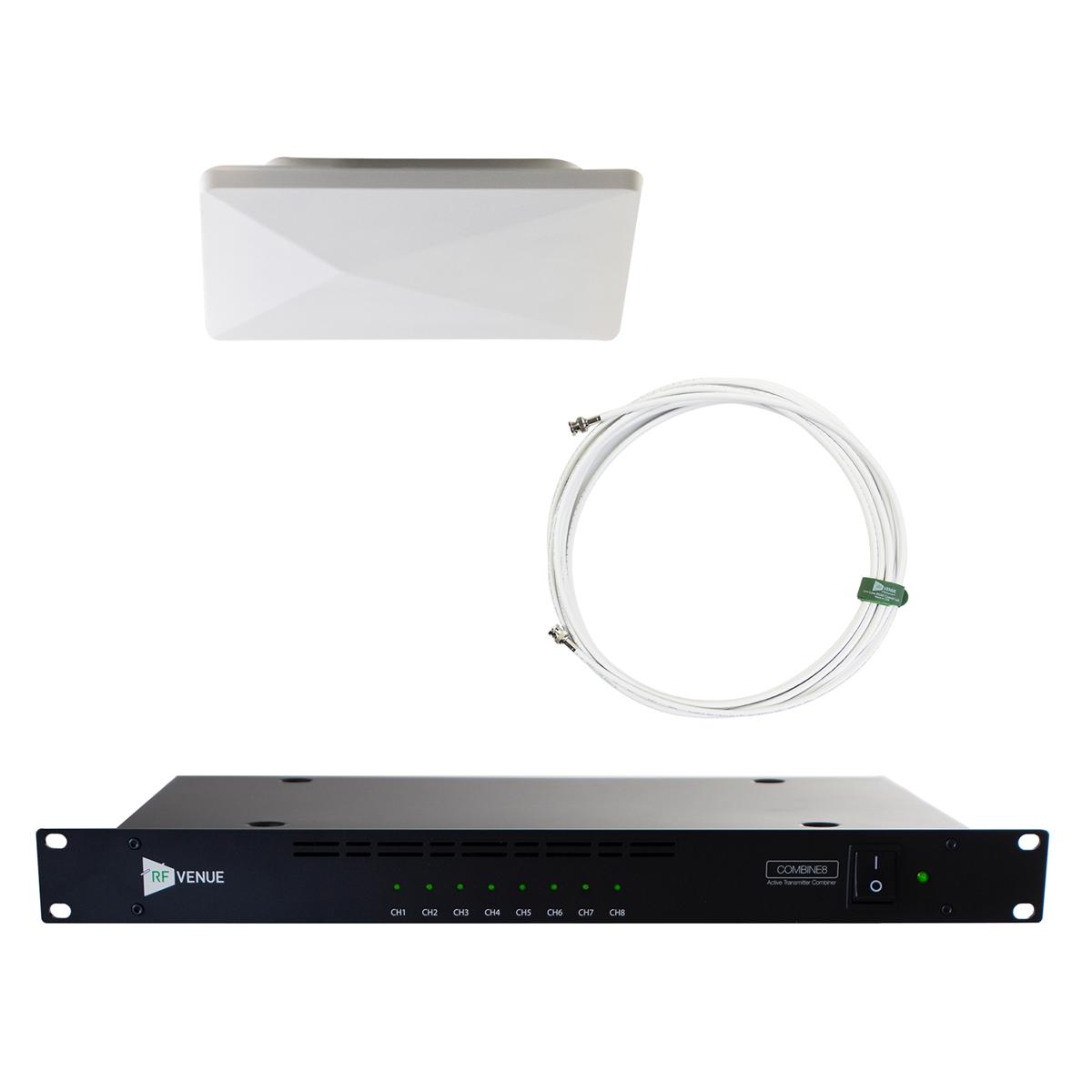 

RF Venue COMBINE8 8-Channel Antenna Signal Combiner w/CP Architectural Antenna