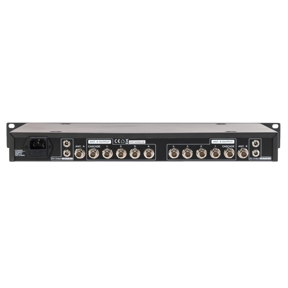 

RF Venue DISTRO4 RF and DC 4-Channel Antenna Distribution System with Cascade