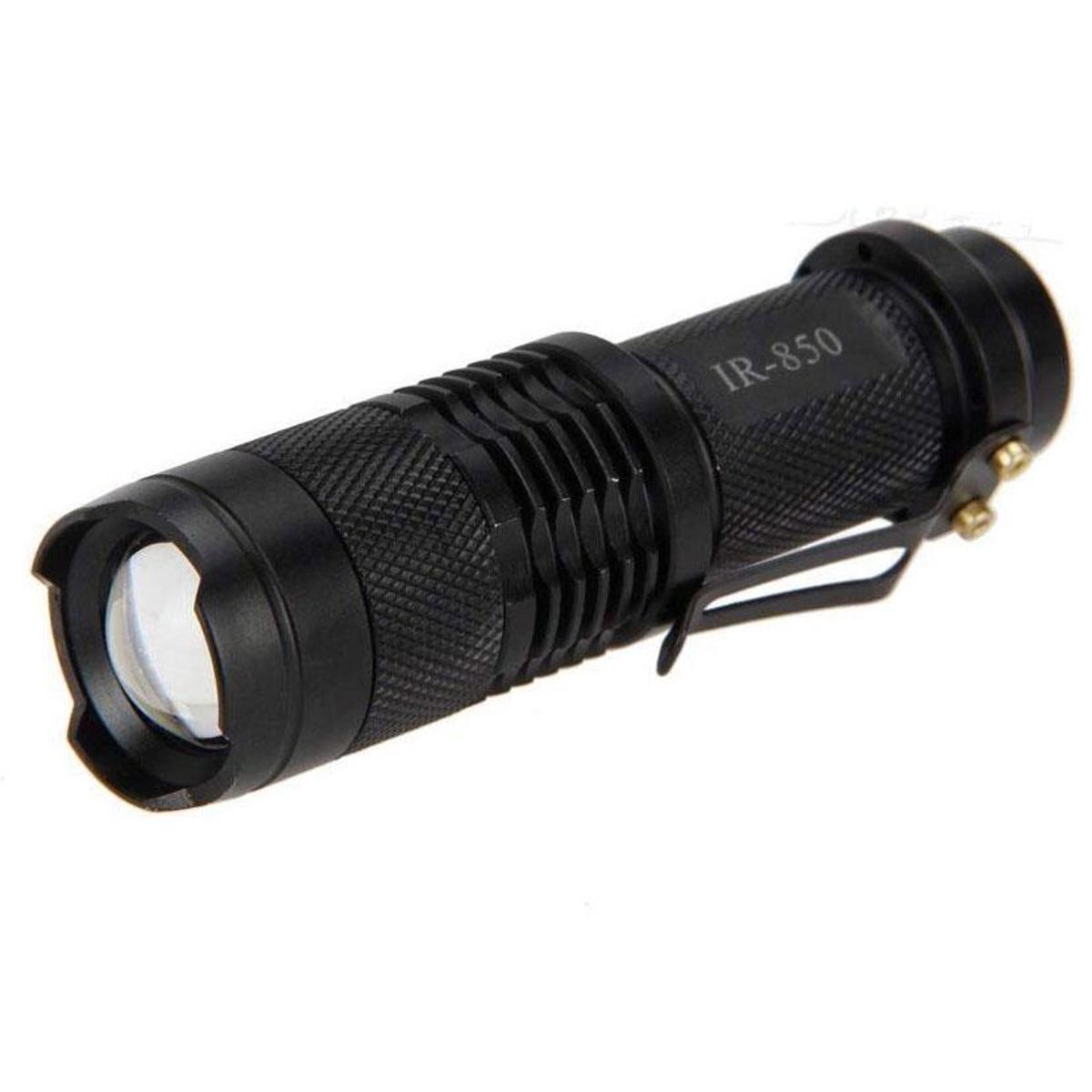 

WindFire Mini IR Lamp Zoomable 5W 850nm LED Infrared Flashlight Night Vision - AA Battery - (No Battery Included)