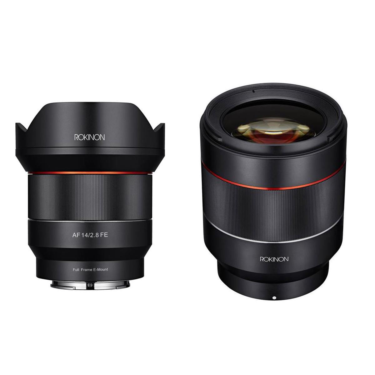 

Rokinon AF 14mm F2.8 FE and AF 50mm f/1.4-16 FE Lens for Sony E