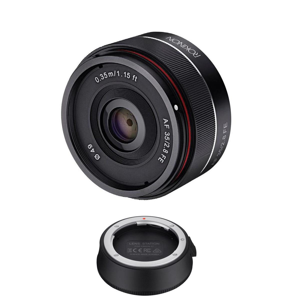 

Rokinon AF 35mm f/2.8 FE Lens for Sony E with Lens Station