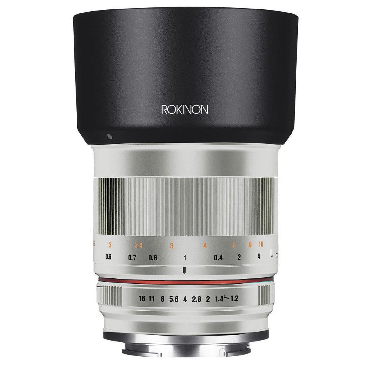 

Rokinon 50mm f/1.2 Manual Focus Lens f/Sony E Mount Nex Series Cameras - Silver