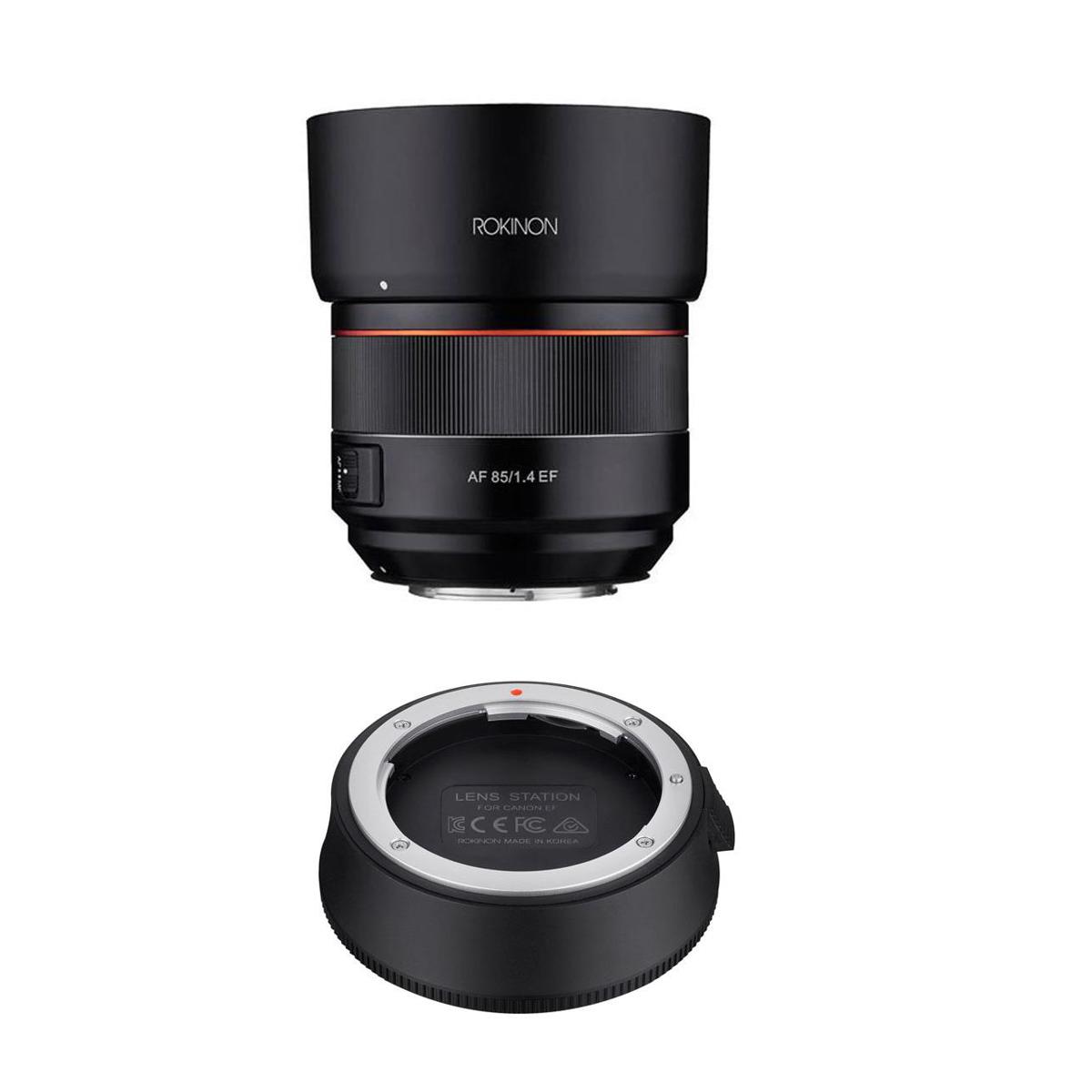 

Rokinon 85mm f/1.4 Lens with Lens Station for Canon EF