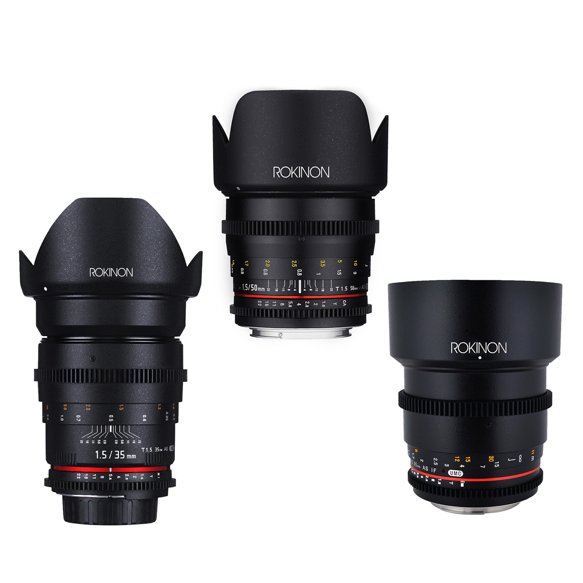 

Rokinon 35mm, 50mm & 85mm T1.5 Cine DS 3-Lens Kit for Sony E