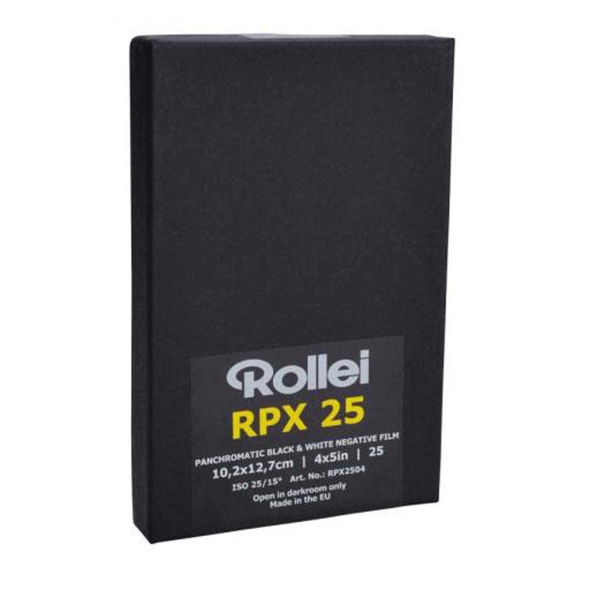 Rollei Panchromatic 4x5  Черно-белая негативная пленка для печати, 25 листов # 81045