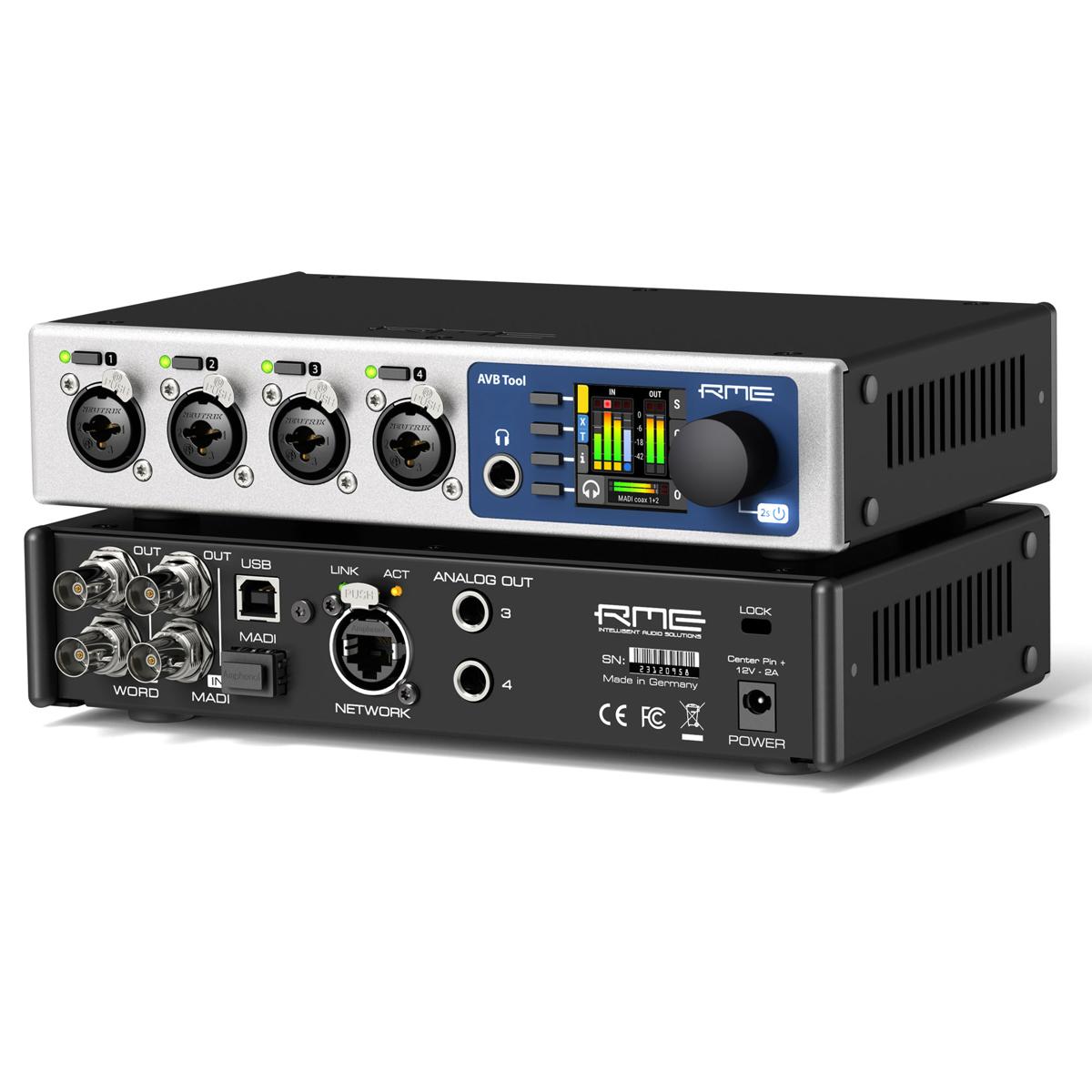 

RME AVB Tool 19" 1RU High-End MADI/AVB/ADAT to Analog Converter