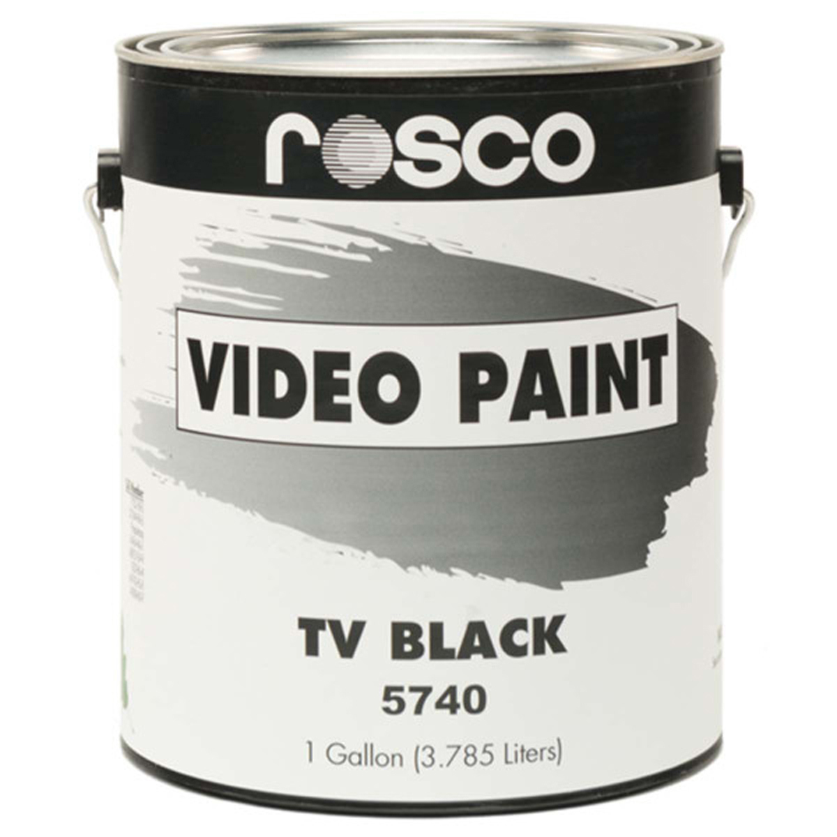 

Rosco #5740 TV Paint, 1 Gallon (3.79 Liters), TV Black