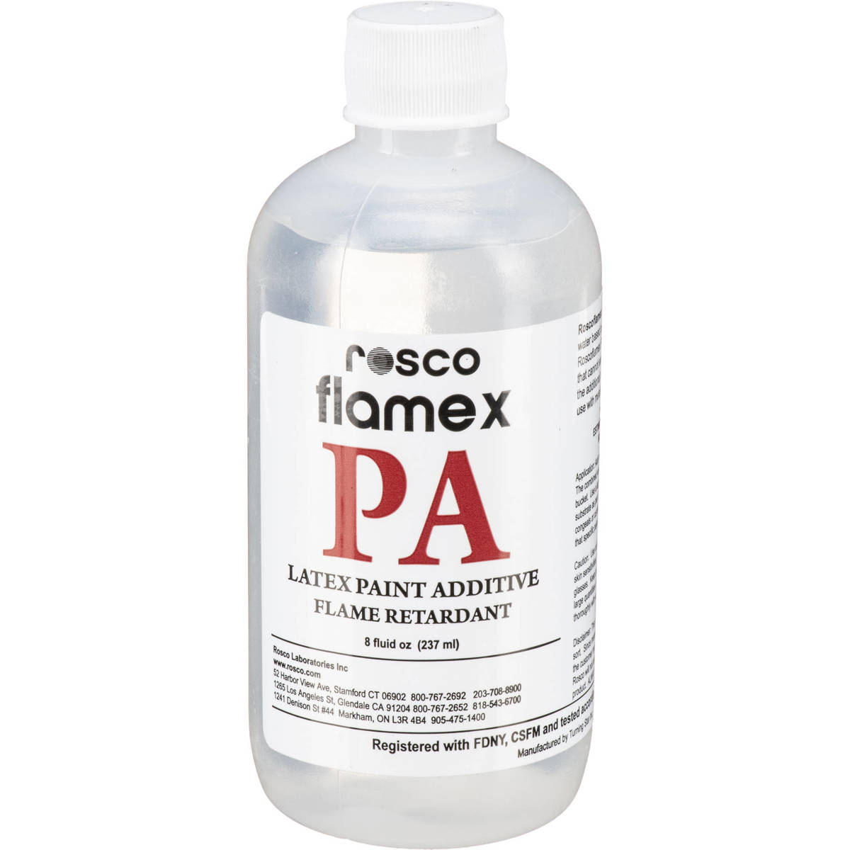

Rosco Flamex PA Flame Retardant Paint Additive, 8oz Jar (236 ml)