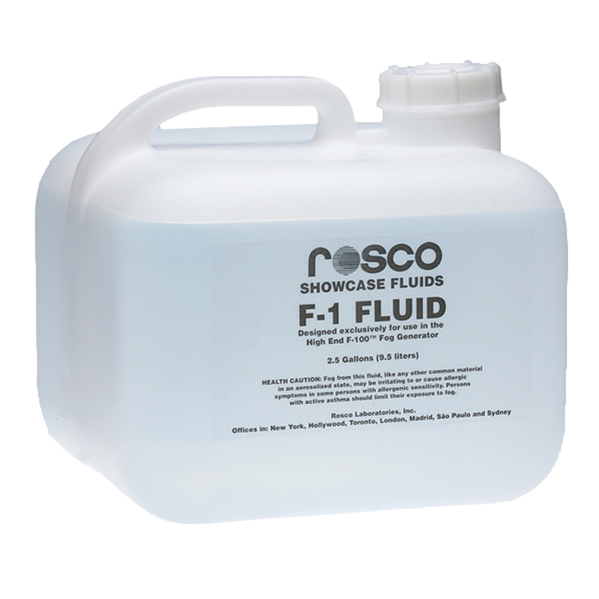 

Rosco F-1 Fog Fluid, 2.5 Gallon