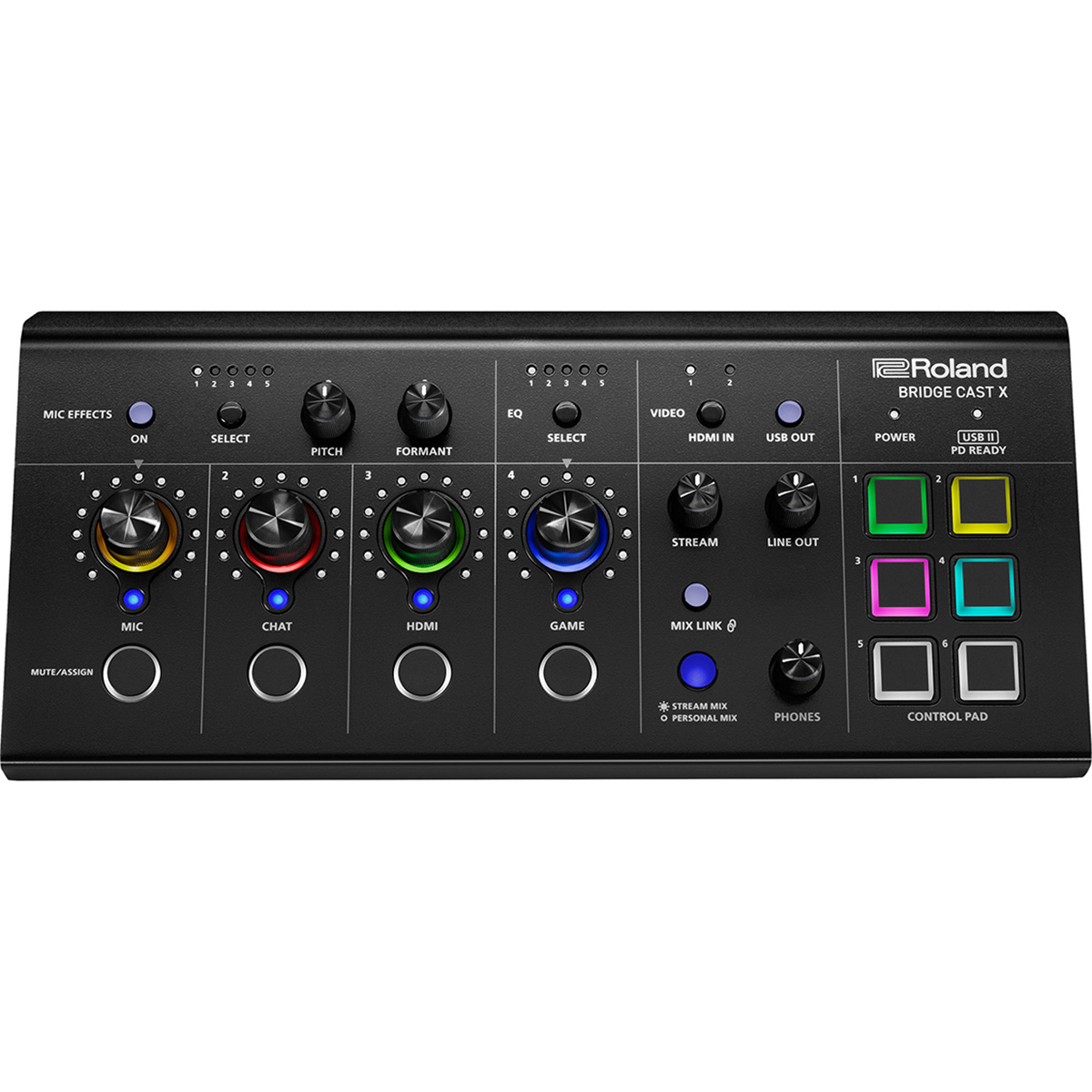 

Roland BRIDGE CAST X Dual Bus Gaming Audio Mixer with AV Streaming Interface