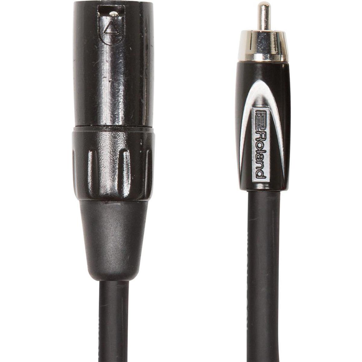 

Roland Black Series 10' Interconnect Cable, XLR Male to RCA Connector
